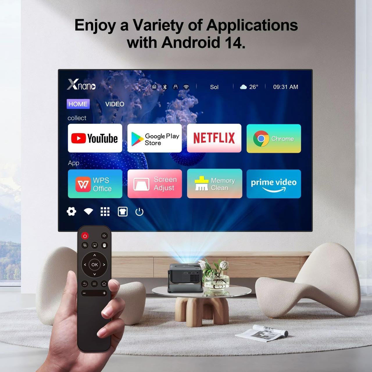 XNANO Smart Mini Projector