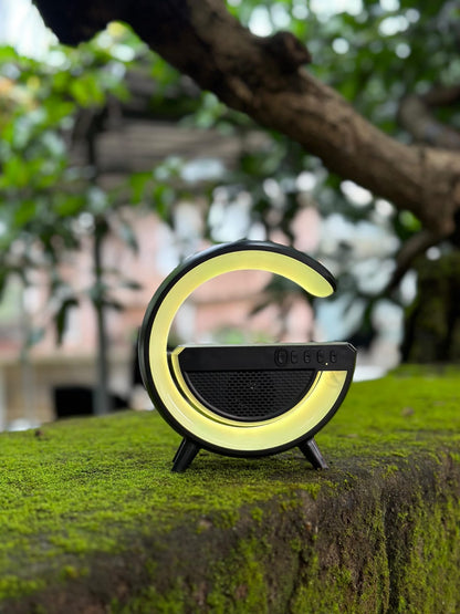 Wireless Charging Desk Lamp with Bluetooth Speaker