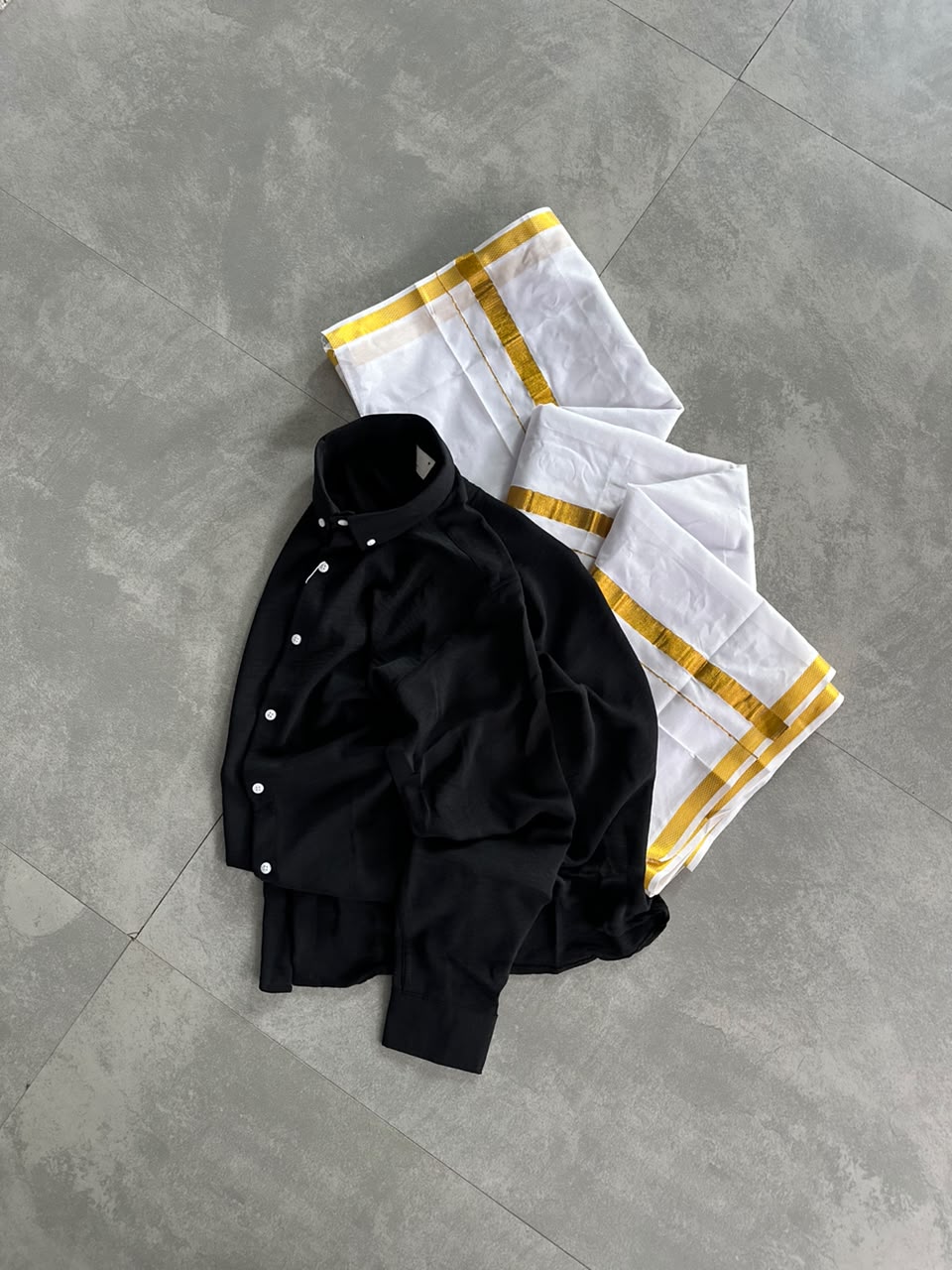 Premium Shirt & Mundu Combo