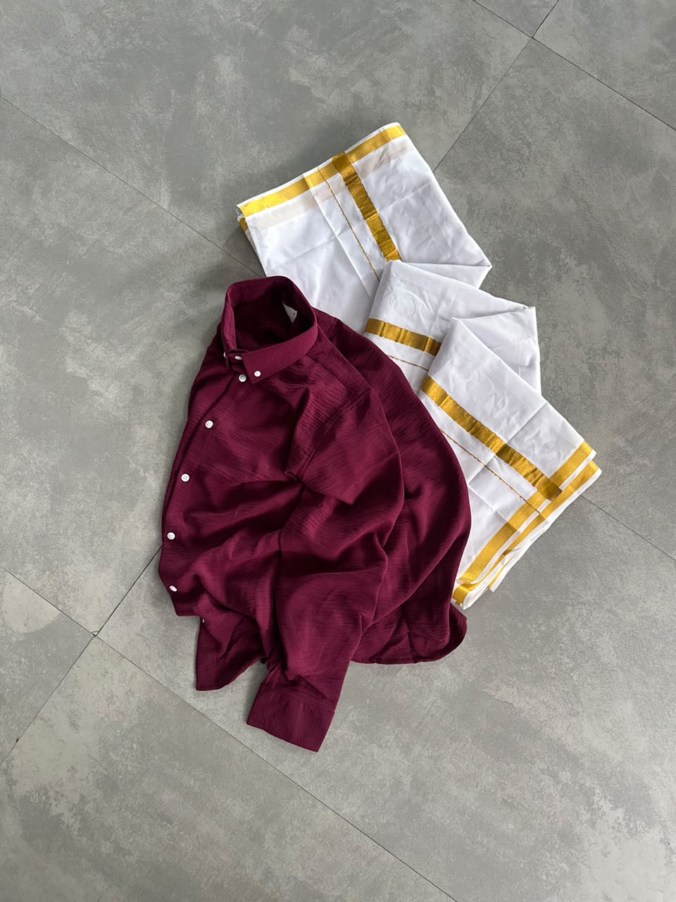 Premium Shirt & Mundu Combo