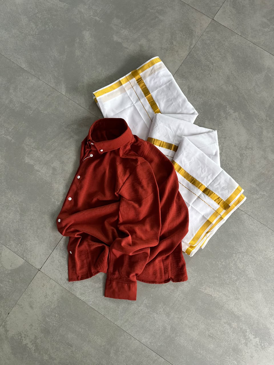 Premium Shirt & Mundu Combo