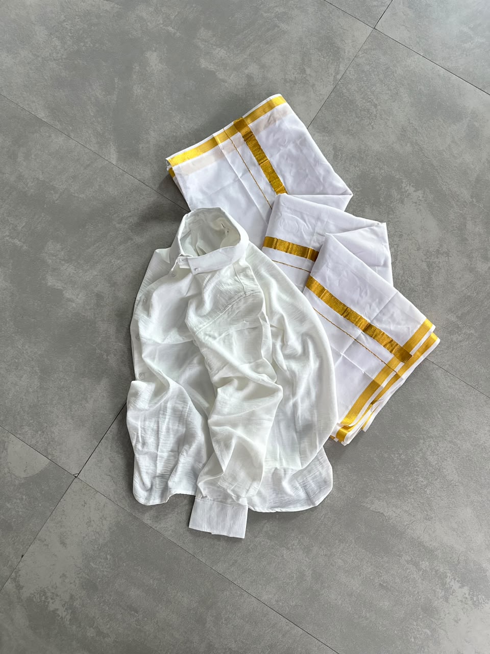 Premium Shirt & Mundu Combo
