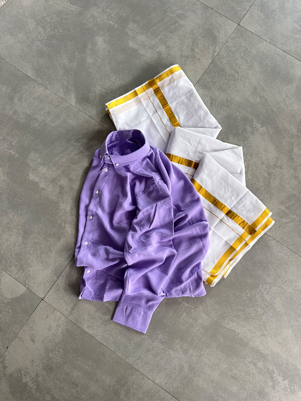 Premium Shirt & Mundu Combo