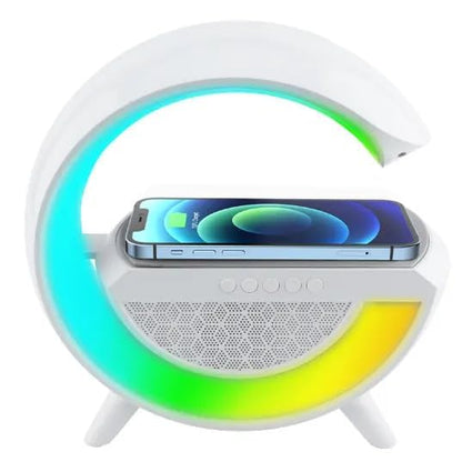 Wireless Charging Desk Lamp with Bluetooth Speaker