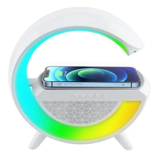 Wireless Charging Desk Lamp with Bluetooth Speaker