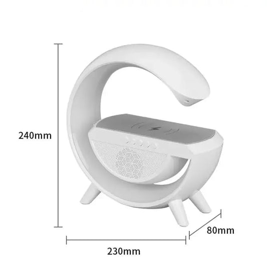 Wireless Charging Desk Lamp with Bluetooth Speaker