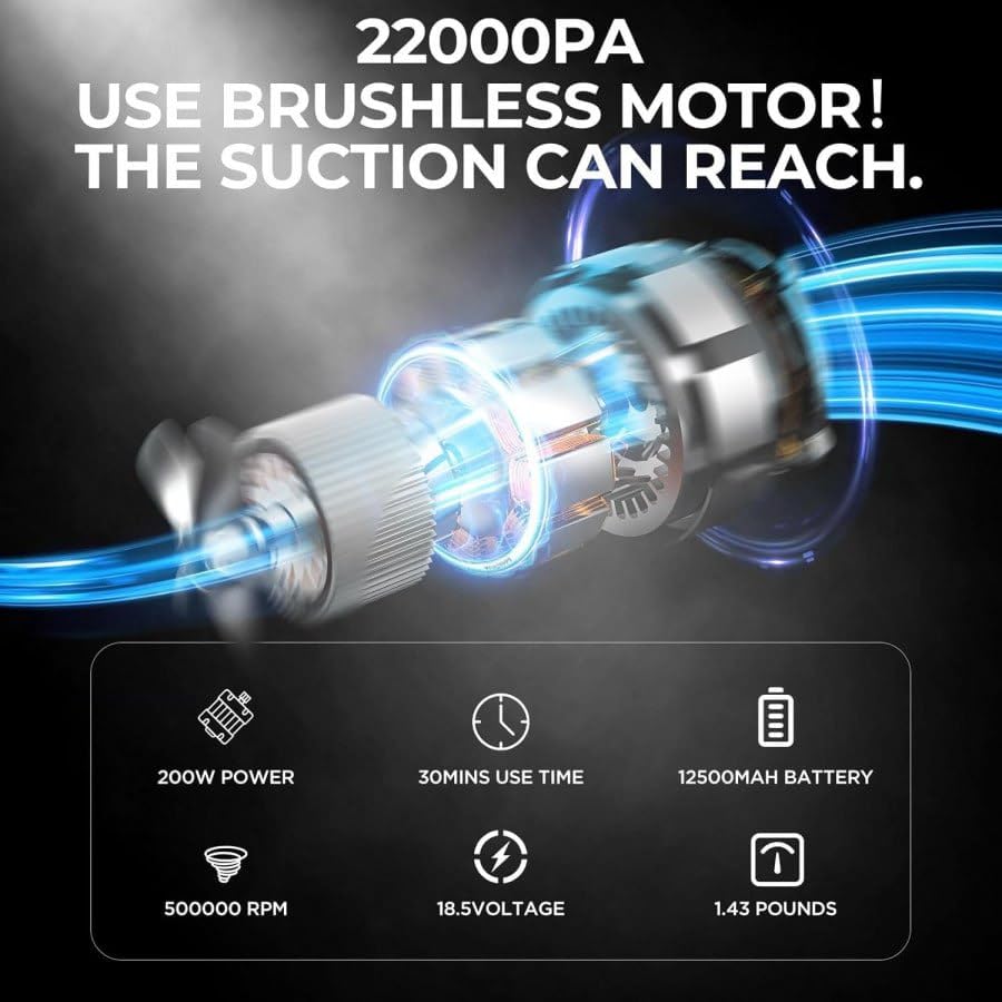 Portable Car & Home Vacuum Cleaner