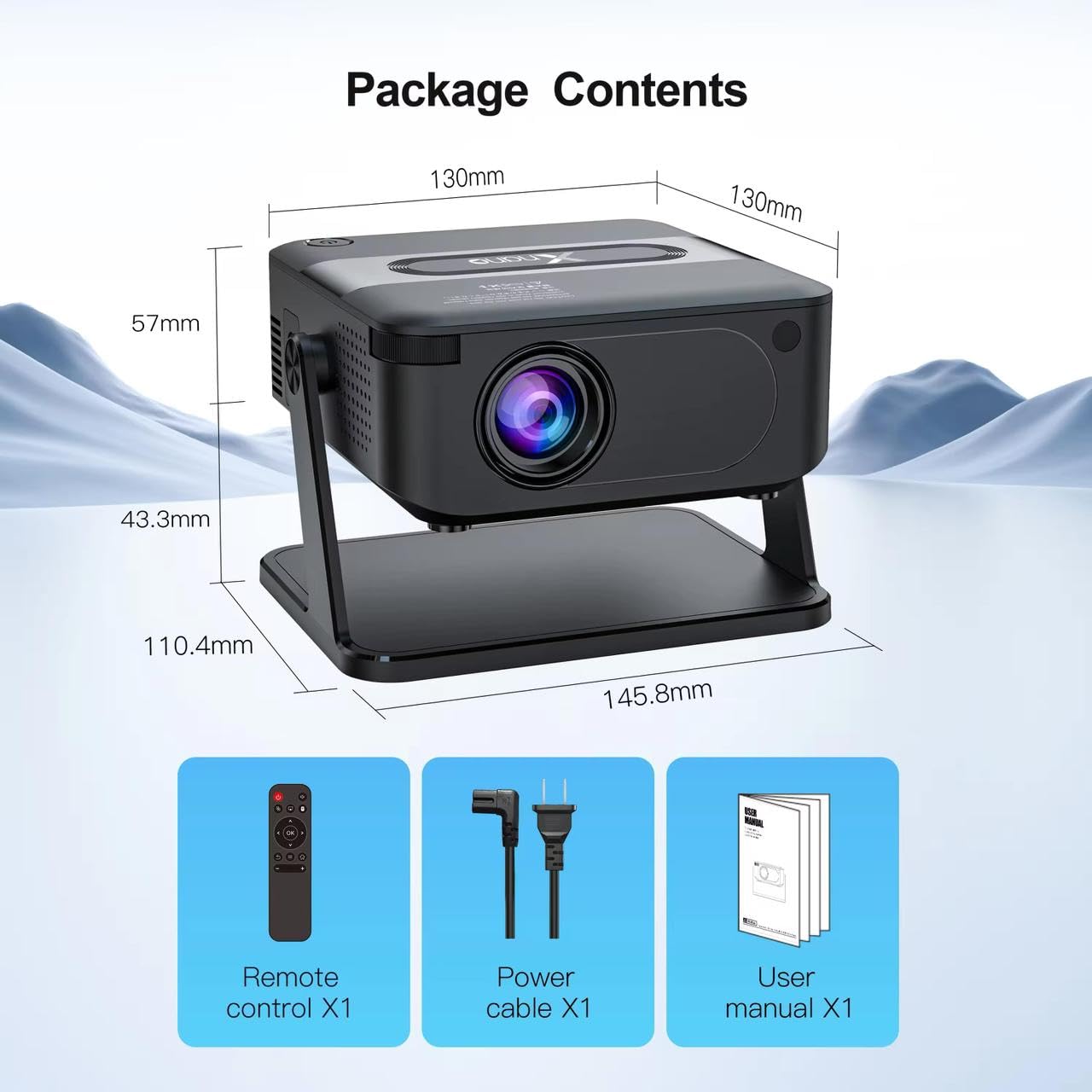 XNANO Smart Mini Projector