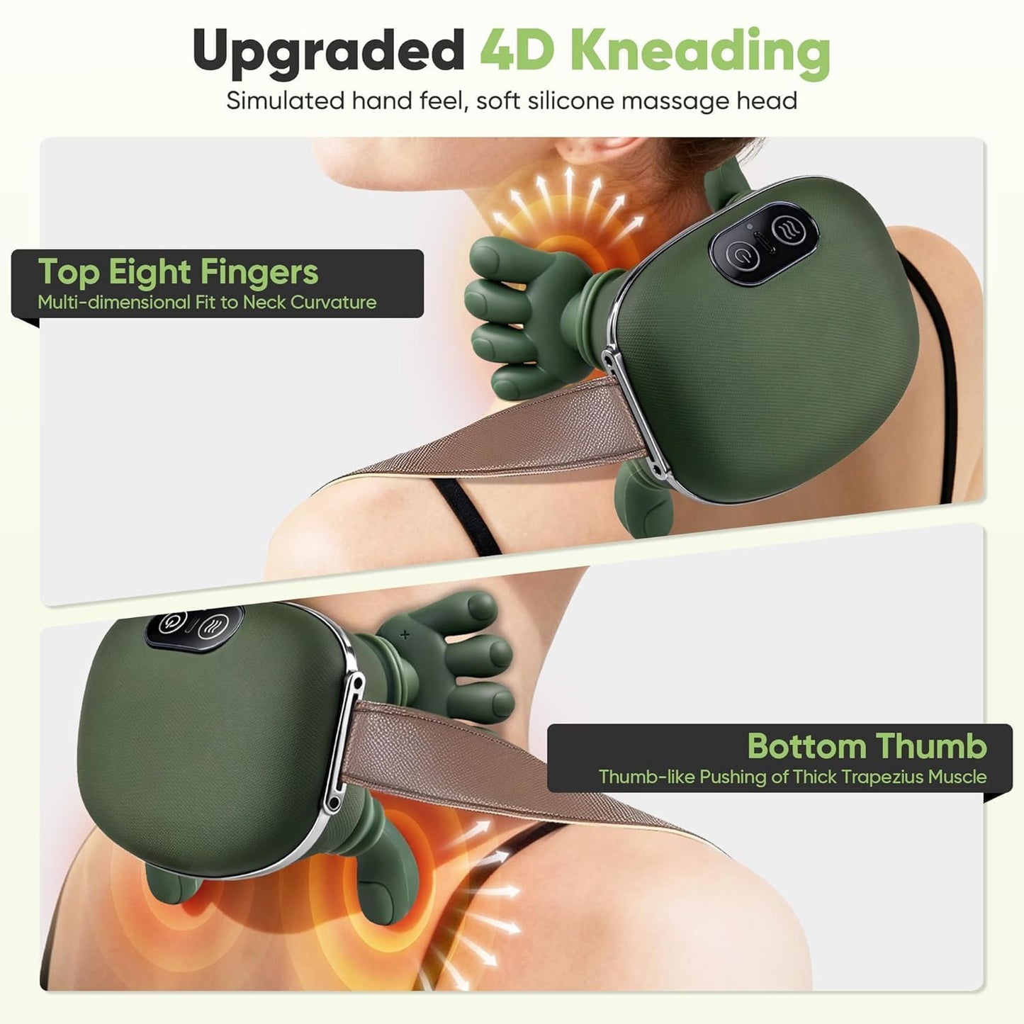 KIYU Heated Neck & Back Massager