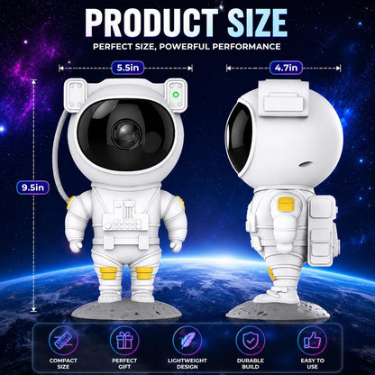 Astronaut Galaxy Projector Night Light