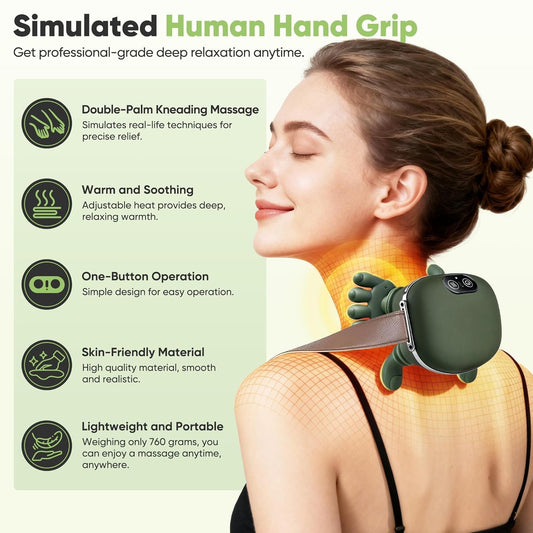 KIYU Heated Neck & Back Massager