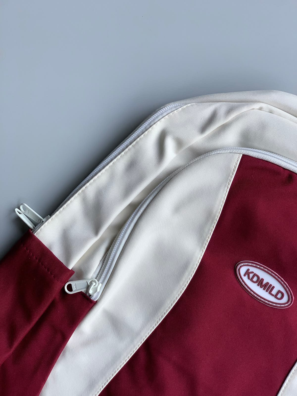 Stylish Red & White Casual Backpack
