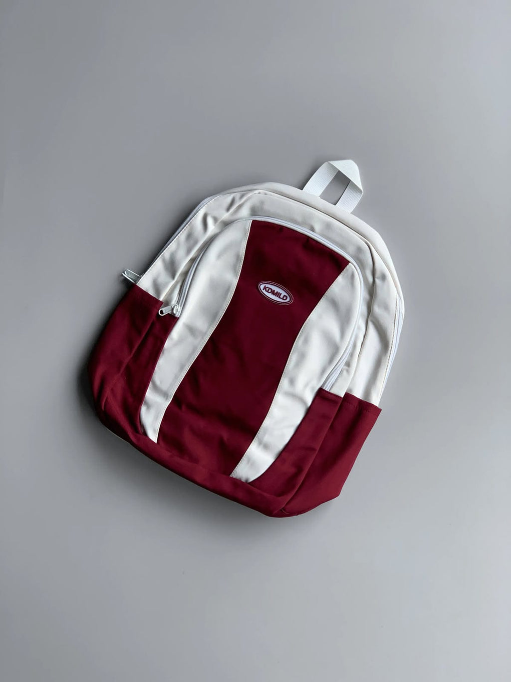 Stylish Red & White Casual Backpack