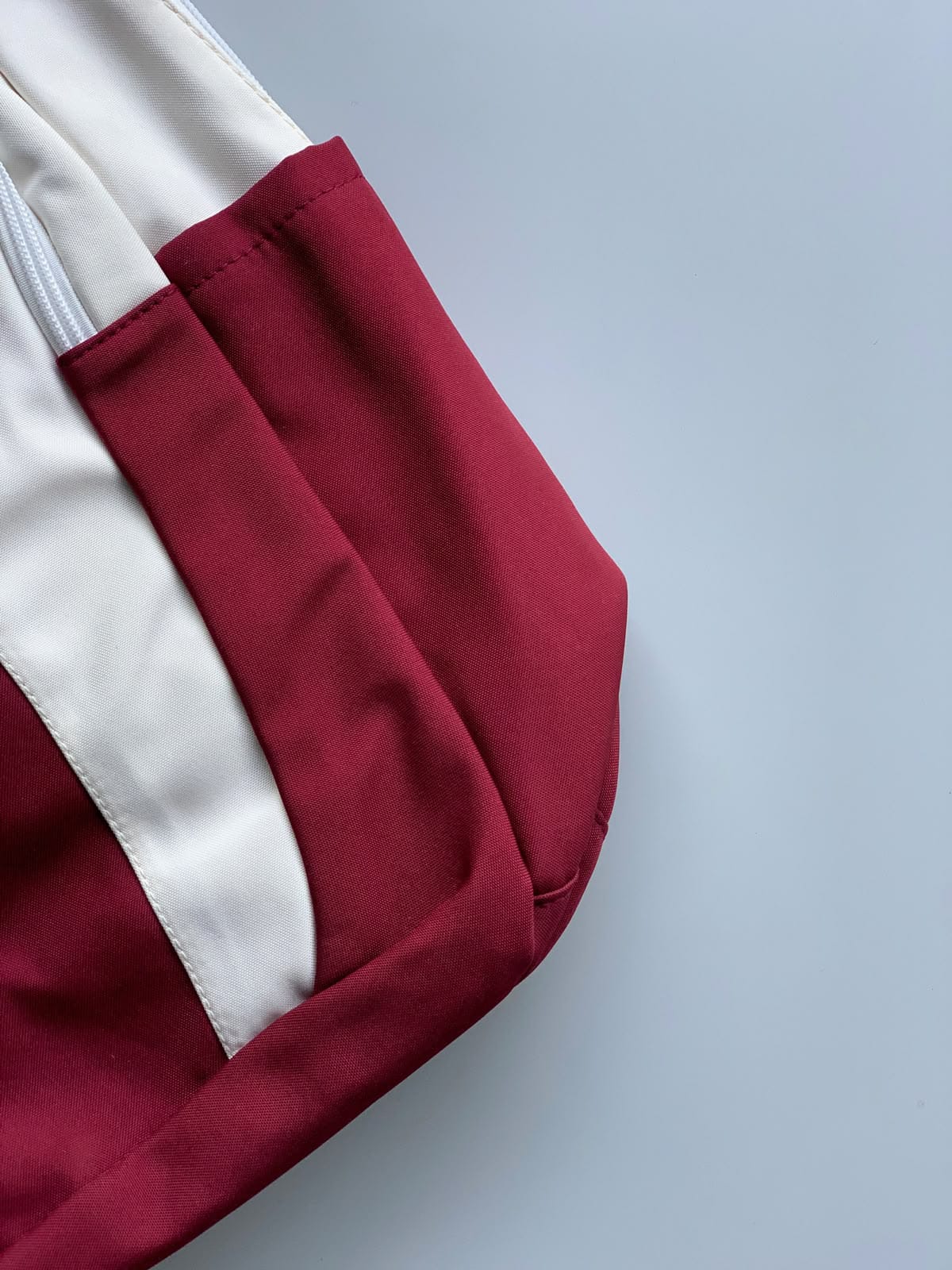 Stylish Red & White Casual Backpack