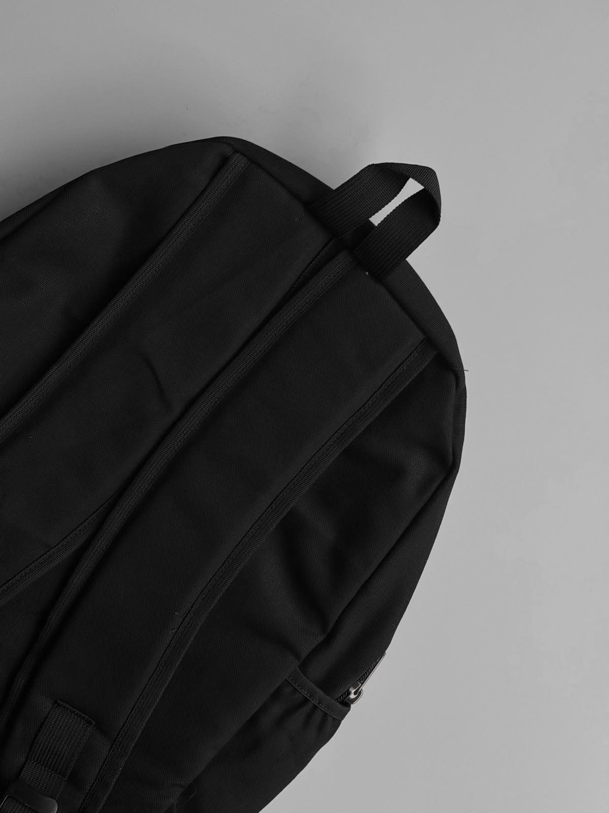 Black Graphic Backpack