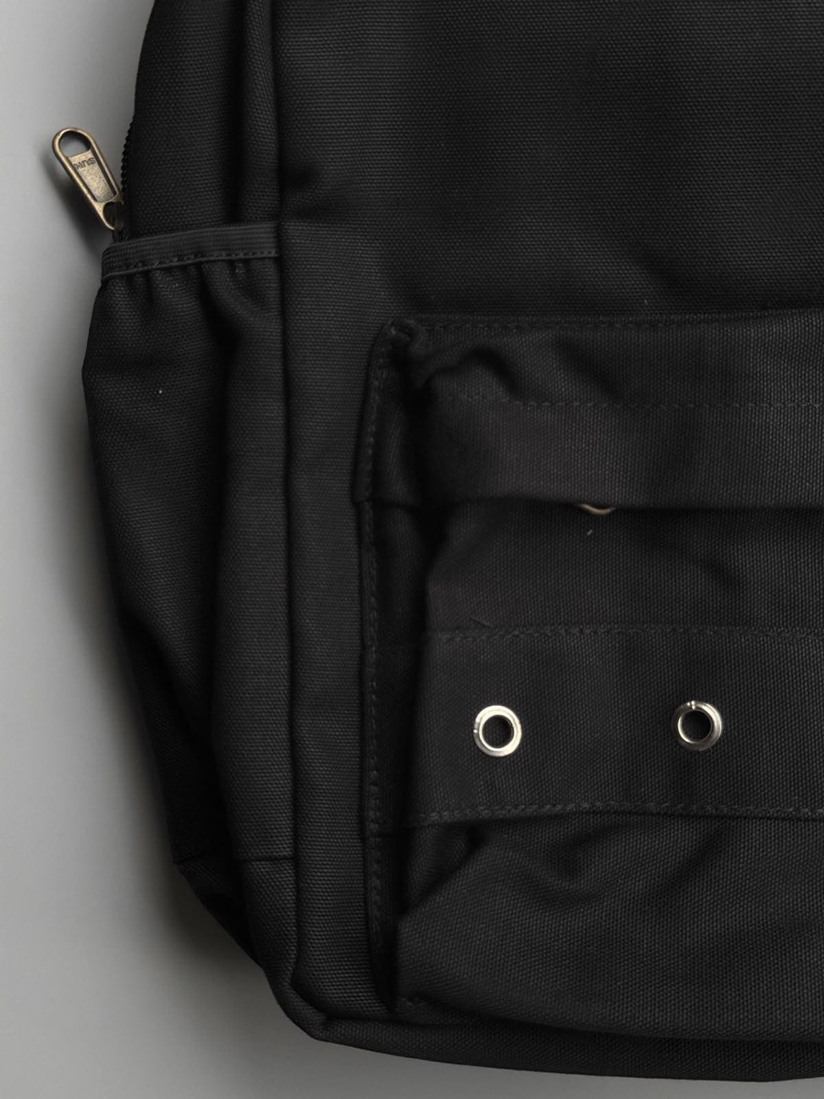 Black Graphic Backpack